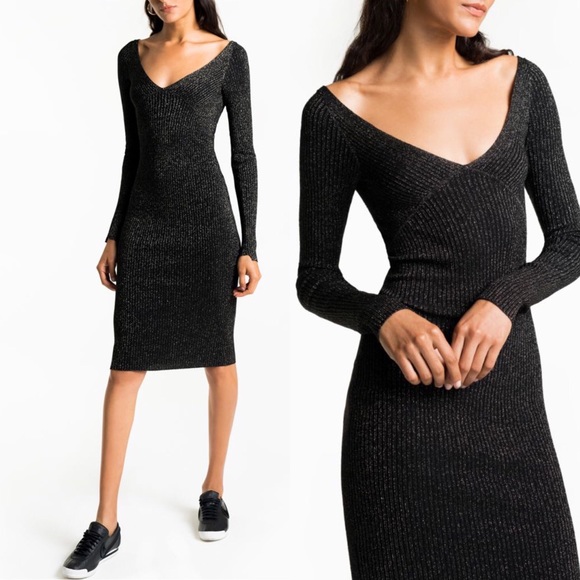 NWT Maternity-Friendly A.L.C. Metallic Dress ALC - Picture 3 of 6